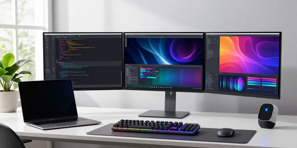 Cheap .co.uk renewal for domain services showcased in a modern developer workspace with effective tools.