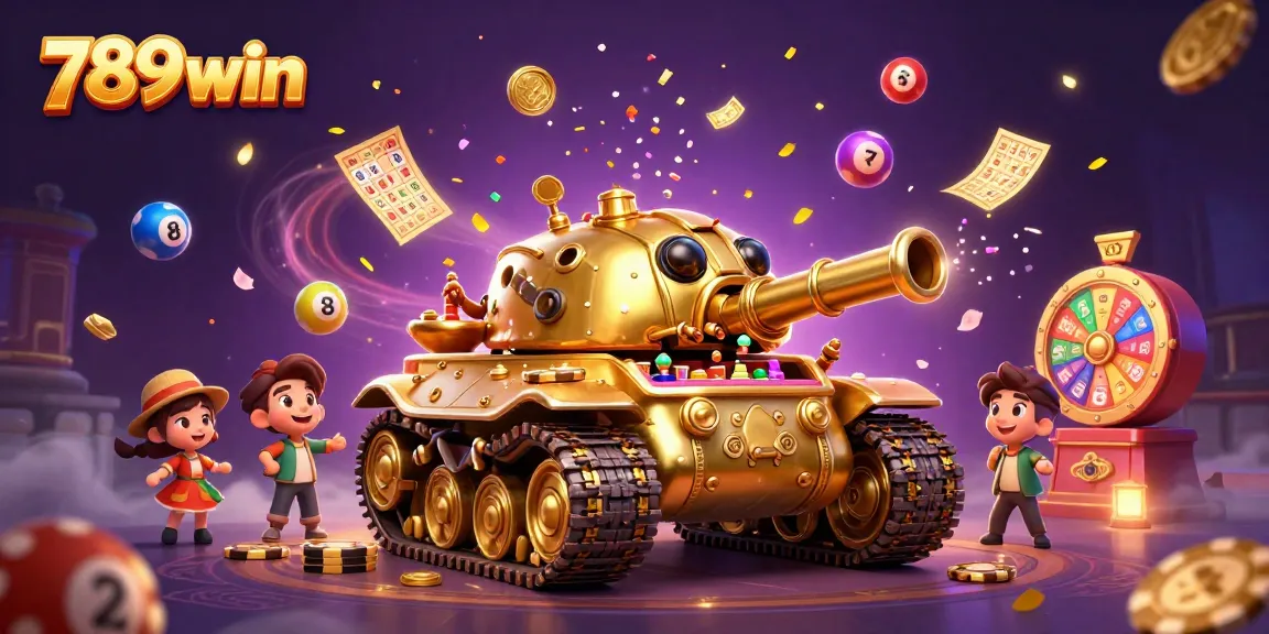 Engage with thrilling play at 789win's colorful casino tank showcasing vibrant lottery elements.