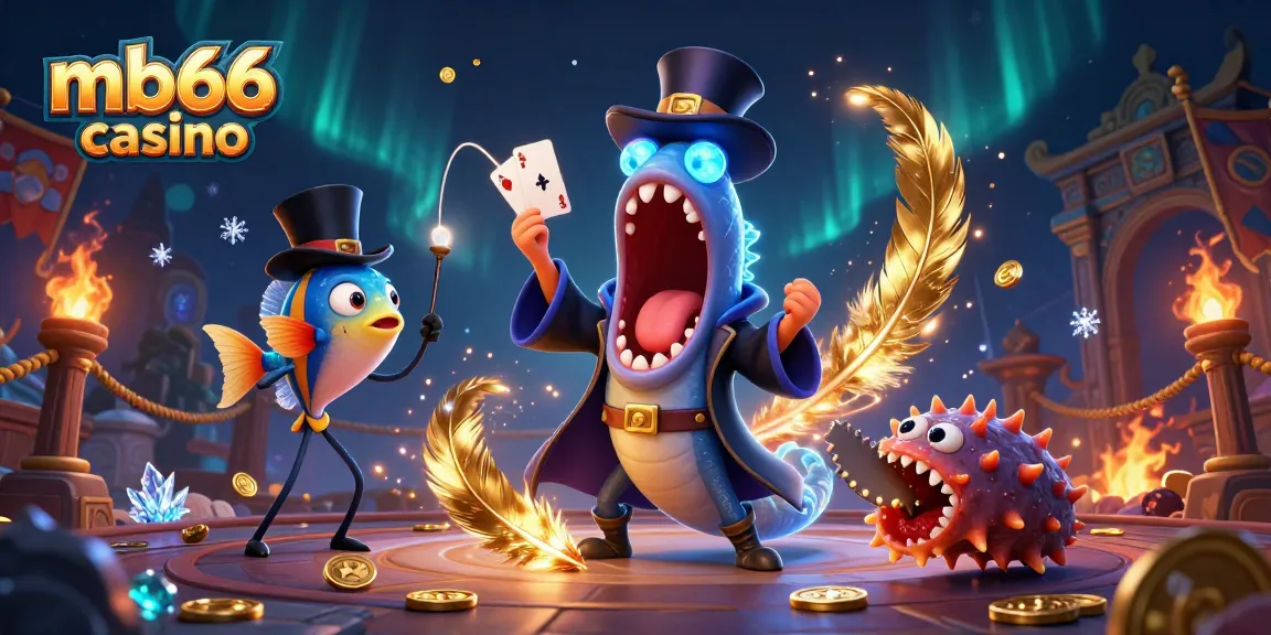 Experience the thrill of mb66 casino with a vibrant, interactive deep-sea gaming scene.