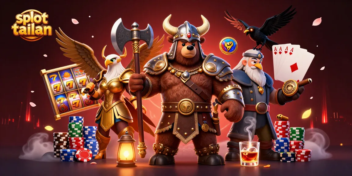 Engage with slot tailan's vibrant online gaming experience showcasing dynamic slot reels and colorful characters.