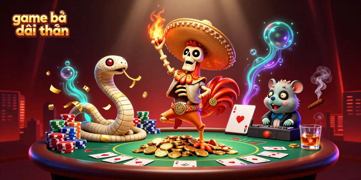 Experience the excitement of game bài đổi thưởng with vibrant characters dancing on golden coins!