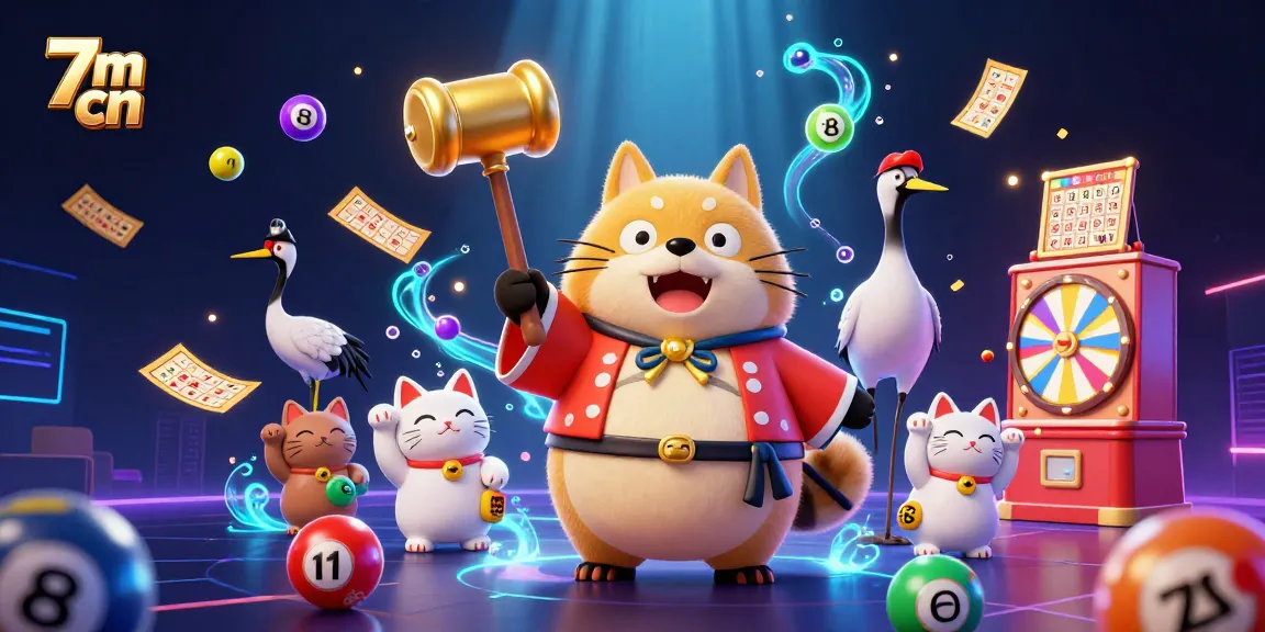 Experience thrilling gameplay with 7m cn as fortune cats and a cheerful tanuki create vibrant lottery excitement.