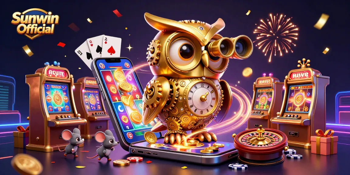 Experience thrilling wins with Sunwin Official in this vibrant casino scene.