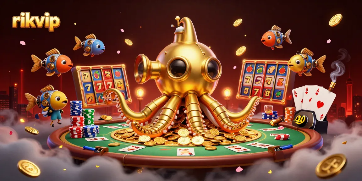 Experience thrilling wins at rikvip with vibrant slot games and a whimsical kraken submarine