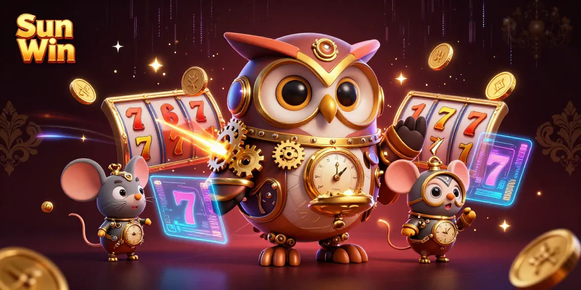 Experience the vibrant action of Sun Win's online casino in this dynamic 3D scene!