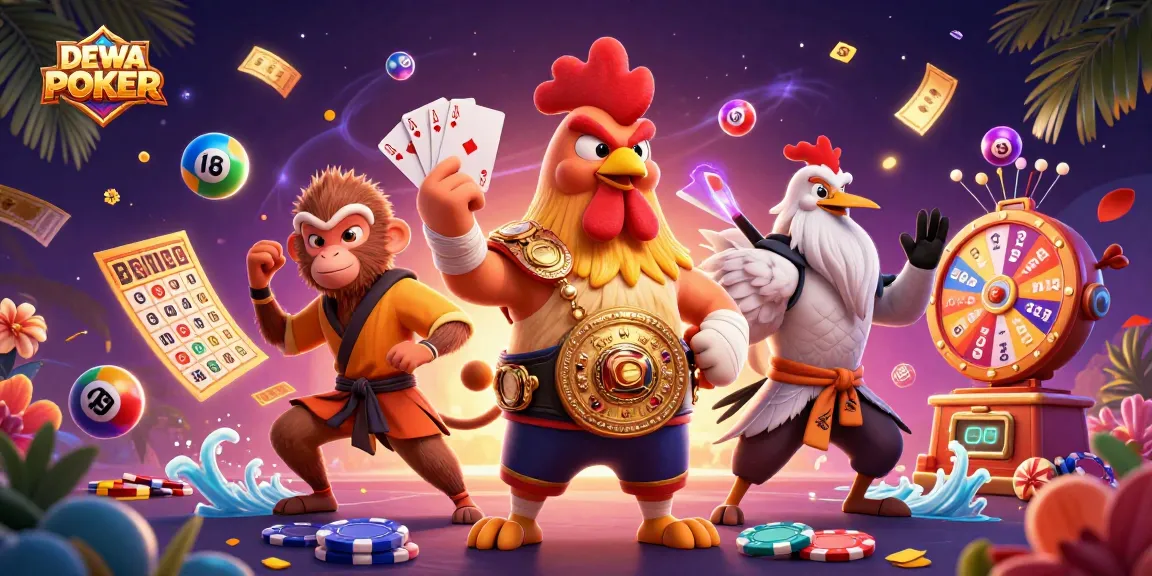 Join the action with DEWAPOKER and experience thrilling poker games with vibrant characters.