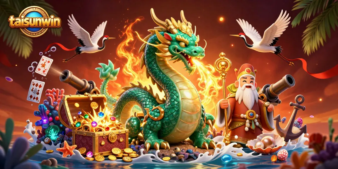 Experience exciting wins at taisunwin with vibrant dragons, treasure, and dynamic gaming action.