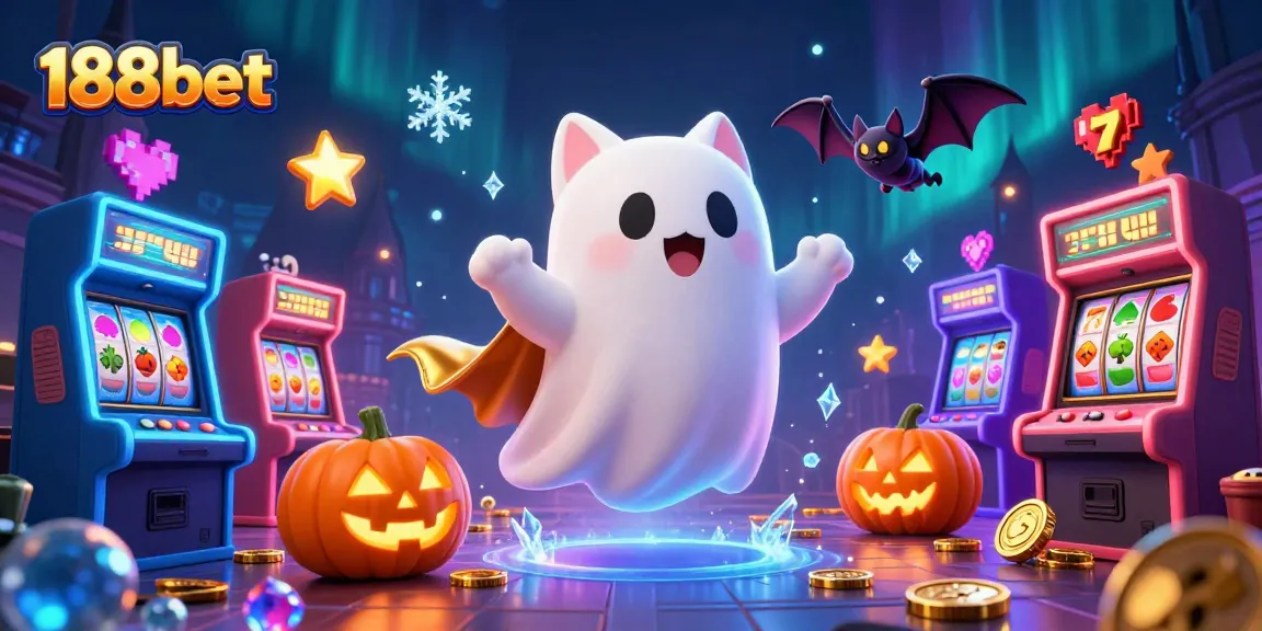 Experience immersive gaming with 188bet as ghostly characters embrace casino thrills.